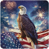 Reouinty Wooden Puzzle For Adults, Eagle Flag Wooden Jigsaw Puzzles(11.2 * 11.2In-200Pcs), Beautiful Wooden Puzzle With Box Birt