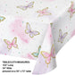 Golden Butterfly Paper Tablecloth, 1 ct