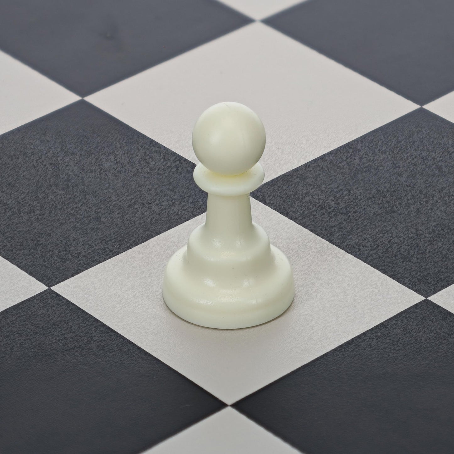 We Games Replacement Staunton Chess Pawn - Light, Plastic With Felt Bottom, Classic Design, Replacement Chess Piece For Chess Set