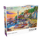 Buffalo Games 2000 Piece Jigsaw Puzzle - American Harbor Town, Large, Multicolor, Model 2136, Perfect for Game Nights