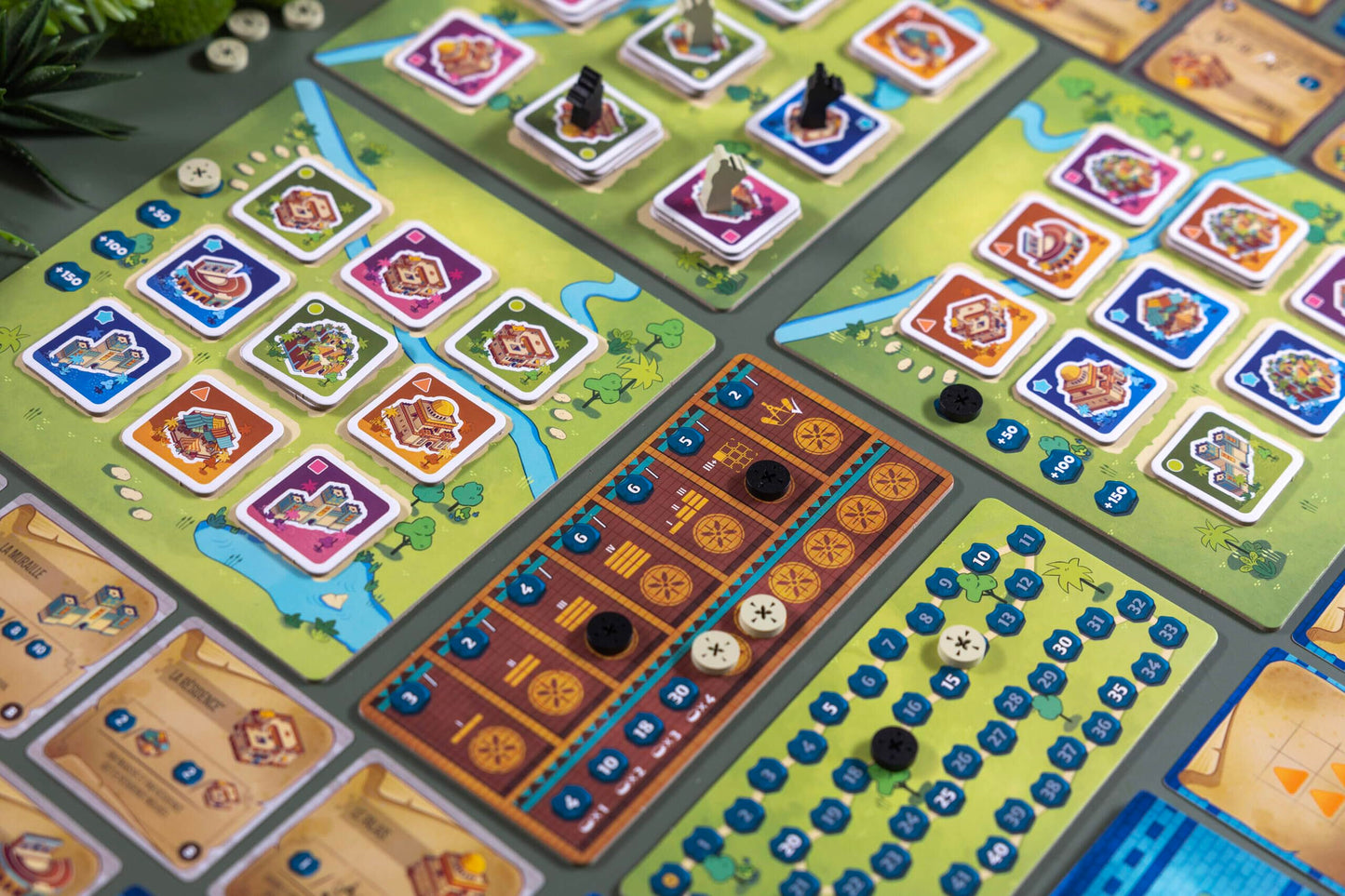 The Architects Of Amytis | 2 Player Strategy Game | Design Your Own City Of Babylon For Queen Amytis | Ages 10+ | Unique Three-I