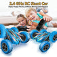 FREE TO FLY Remote Control Car: TPUCARG Double Sided 360Rotating RC Cars with Headlights Rechargeable Race Stunt Toy Car Christm