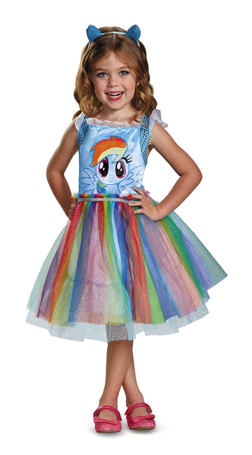 Rainbow Dash Movie Toddler Classic Costume, Blue, Small (2T)