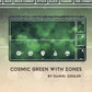 Paramint Cosmic Green Playmat With Zones (Stitched) - Mtg Playmat - Compatible With Magic The Gathering Playmat - Play Mtg, Yugi