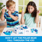 Game Zone Polar Bear Plunge Interactive Tabletop Game - Multiplayer Fun for Ages 4+ - Colorful Family Entertainment