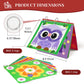 GiftAmaz Mindful Maze Boards - Calming Toys for Kids, Finger Path Breathing, Cardboard, Multiple Colors, Model M-001B, Ages 3+