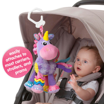 Playgro Baby Toy Activity Friend Stella Unicorn 0186981 For Baby Infant Toddler Children Is Encouraging Imagination With Stem/Steam For A Bright Future - Great Start For A World Of Learning