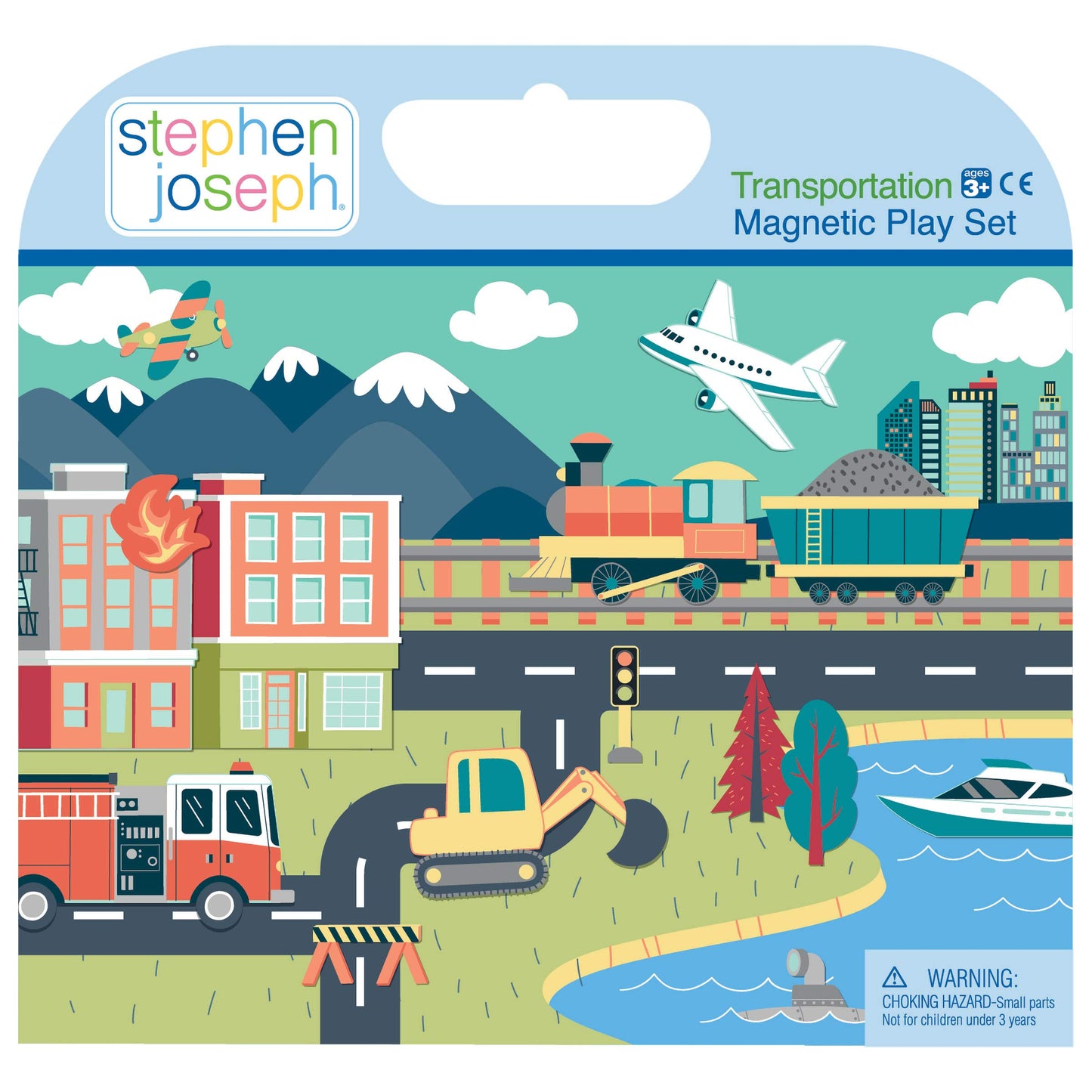 Stephen Joseph Magnetic Play Set Transportation