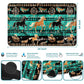 Rwutytiul Blue Horse Card Playmat 24 X 14 Inch With Tube Bag, Card Gameplay Desk Mat With Zones Commander Deck Board Mtg Rpg Ccg