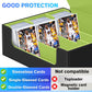 Wutonmu Trading Card Storage Box For Mtg Cards, 1800+ Pu Leather Card Deck Box, Magnetic Closure Card Deck Case Organizer Box Ca