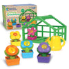 Learning Resources Growing Greenhouse Playset, Montessori Toys, Green, Ages 18 Months+, Model LER3605, 12 Pieces