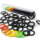 Citadel Black Health & Condition Rings - 80 Pack - Double-Sided Plastic, 30 Conditions, 4 Health Markers - D&D 5th Edition