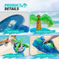 Ritollo 33.5'' Inflatable Palm Tree Cooler, Pool Party Decorations, Summer Luau Party Supplies, Hawaiian Tropical Beach Themed D