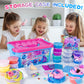 All In One Galaxy Slime Kit, Party Favor Gifts Slime Stress Relief Toy Scented Sludge Toy For Kids,Slime Add-Ins,Non Stick Slime Toys Birthday Halloween