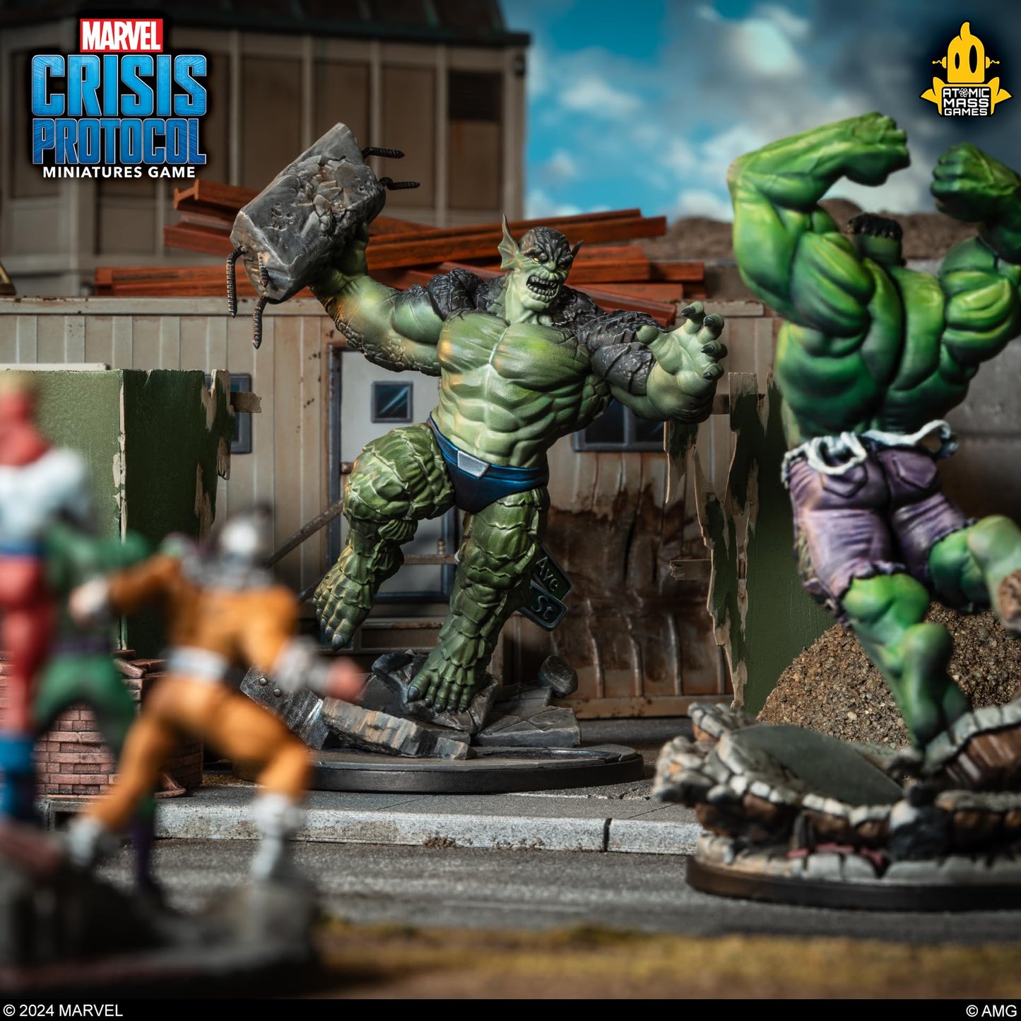 Atomic Mass Games Marvel: Crisis Protocol Abomination & Wrecking Crew Character Pack - Criminal Syndicate Expansion, Tabletop Su