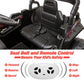 Nasitip 12V Kids Ride On Car Truck W/Parent Remote Control, Spring Suspension, Led Lights, Aux Port, Music (Red, No Tent)