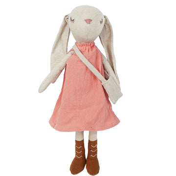 Mon Ami Hazel The Bunny Stuffed Doll - 13'', Soft & Cuddly Plush Animal Doll, Use As Toy Or Room D  Cor, Great Gift For Kids Of