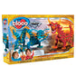 Bloco Toys Aqua & Pyro Dragons | Stem Toy | Legendary Mythical Creatures | Diy Building Construction Set (235 Pieces)