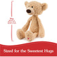 Gund Toothpick Classic Teddy Bear, Premium Stuffed Animal For Ages 1 And Up, Beige, 15