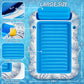 Inflatable mature-themed Pool Lounger Float - BAIAI Large Beach Sun Tanning Floaty Raft Sunbathing Water Lounge Floaties Tub with Drink Holder - Blow Up River & Lake Suntan Floating Swimming Mattress Mat(XXL)