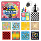 Little Berry 10 in 1 Classic Board Games Set for Kids & Family | Includes Ludo, Chess, Snakes & Ladders, Checkers, Backgammon & 