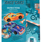 Box Candiy Race Cars Build It Yourself Pull-Back Car Kit