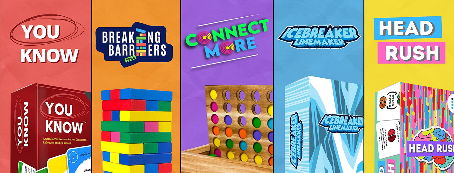 Therapy U Icebreaker Linemaker - Social Skills Games - A Classroom, Work, And Camp Game For Team Building