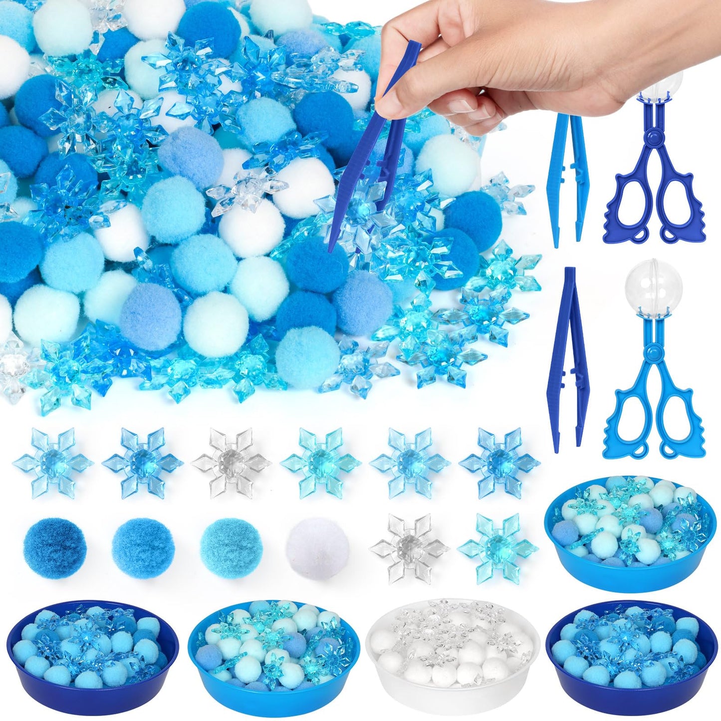 Oaxntgw Sensory Bin (Winter Snowflake)