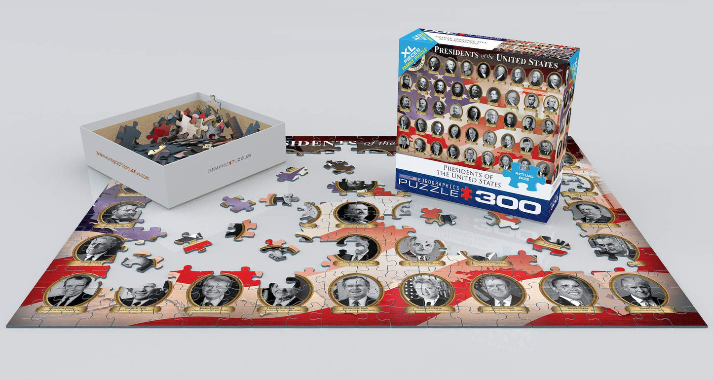 Eurographics Us Presidents Jigsaw Puzzle (300-Piece)