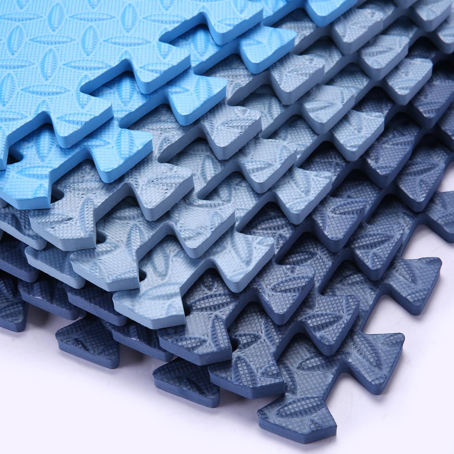 Foam Play Mat for Baby, 0.4 Inch Thick Foam Interlocking Floor Mats, Soft Non-Toxic Baby Playmat, Solid Colored Puzzle Play Mat