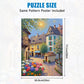 Puzzles for mature-themeds 1000 Pieces  1000 Piece Jigsaw European Town Landscape Art Puzzle  Fall Autumn Puzzle with Letters on Back  enhanced Family Game Decor & Gift (20x28)