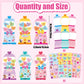 CY2SIDE Valentines Gumball Machine Stickers - 12 Sets of Valentines Day Conversation Heart Sticker Art Craft for Kids School Act