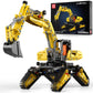 Mould King Crawler Excavator Building Sets, 17076 Engineering Excavator Kits, MOC Model Toys Birthday Gifts for Adults and Teens