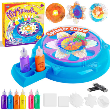 Wings Giant Paint Spin Art Machine Kit for Kids, Paint Spinner with Splatter Guard, Thicker Painting Spinner Arts & Crafts Gifts