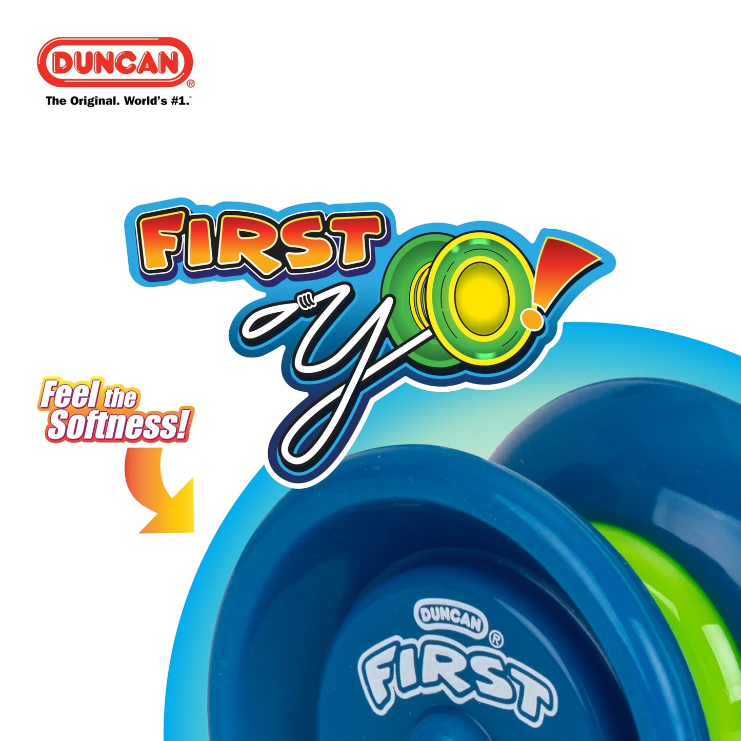 Duncan Toys First Yo! - Best Beginner Yo-Yo for Kids, Responsive Yo Yo, YoYo Toy - Red/Yellow