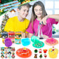 8 Pack Christmas Slime Kit,Funny Jelly Cube Crunchy Slime,Soft & Stretchy,Birthday Gifts For Kids,Christmas Stocking Stuffers,Ch