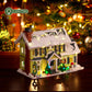 Christmas Holiday House Building Set, Led Diy Christmas Holiday Snow Village, Christmas House Compatible With Lego Gifts For Boy