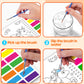 D-FantiX 24 Pack Paint with Water Coloring Books for Kids Ages 4-8-12, Birthday Party Favors Bulk Gifts Goodie Bag Stuffers, Art