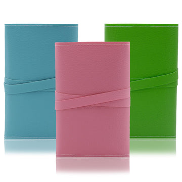 Knana 3Pcs Tarot Card Holder Leather Tarot Card Bags Tarot Card Pouches Tarot Accessories For Tarot Cards And Oracle Decks (Pink,Green,Blue)