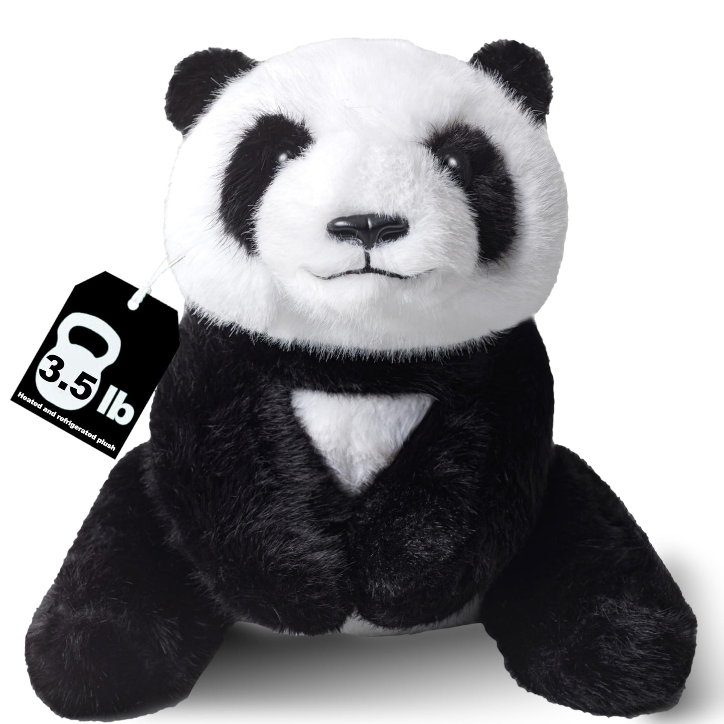 Wtdeplush Weighted Panda Plush Stuffed Animals - 14'' 3.5 Lbs Weighted Microwavable Panda Heated Stuffed Animal Heating Pads For