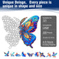 Wooden Puzzles for Adults, 300 Piece Butterfly Wooden Jigsaw Puzzles, Unique Puzzles with Beautiful Wooden Box, Challenging Puzz