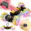 Remote Control Car for Boys 8-12, 4WD Gesture Sensing RC Stunt Car 2.4Ghz with Lights Music Sprayer RC Cars for Boys Age 4-7 8-1