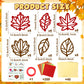 36 Set Fall Maple Leaves Suncatchers Crafts for Kids DIY Autumn Window Tissue Paper Crafts Kit Thanksgiving Maple Hanging Decor