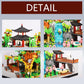 Komvoor Zoo Micro Building Blocks Set - 5000PCS DIY Model Kit for Ages 14+, Small Size, Acrylonitrile Butadiene Styrene, Animals Park Decor