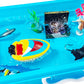 AGENTLAN Ocean Sensory Bin, Ocean Sensory Water Toys with Sea Animal for Toddlers Boys and Girls, Kids Toys Gift Sand Box for Ag