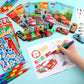 BenLouis 84Pcs Race Car Party Favors Racing Theme Coloring Books Crayons Sticker Set Bulk for Kids Fast Racecar Wheels Birthday