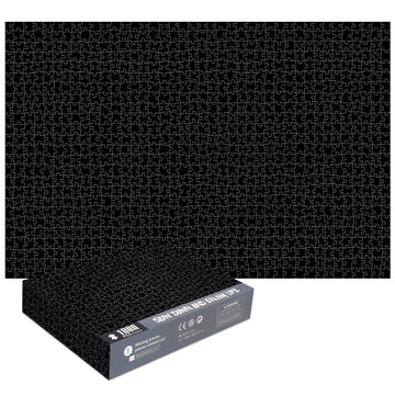 1000 Piece Black Jigsaw Puzzle - Adults, Hell Difficulty