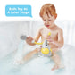 Yookidoo Baby Bath Shower Head - Water Pump With Trunk Spout Rinser - Control Water Flow From 2 Elephant Trunk Knobs For Maximum Fun In Tub Or Sink For Newborn Babies(Yellow)