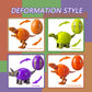 Nicerinc 4Pcs Dinosaur Robot, 2 In 1 Dinosaur Robot Toys,Toys Birthday Gifts For Girls Boys