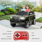 Kids Ride On Truck, Electric Vehicle With Remote Control, 12V Battery Powered, 3 Speeds, Led Lights, Music & Horn, Spring Suspen